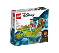 LEGO Disney 43220 - Set da gioco portatile Peter Pan & Wendy's Storybook Adventure, con micro bambole e nave pirata, giocattolo da viaggio per bambini dai 5 anni in su