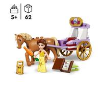 LEGO 43233 Disney Princess La storia di Belle - La carrozza, giocattolo con la mini bambola della principessa, la Bella e la Bestia