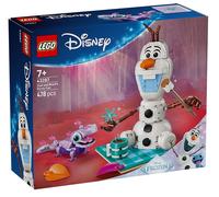 LEGO | Disney Frozen Il Divertente Picnic di Olaf e Bruni - Pupazzo di Neve Giocattolo con Coperta da Picnic e Accessori - Decorazione per la Camera da Letto - Regalo per Bambine da 7 Anni - 43287