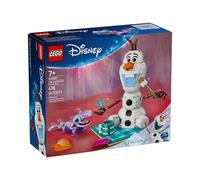 LEGO | Disney Frozen Il Divertente Picnic di Olaf e Bruni - Pupazzo di Neve Giocattolo con Coperta da Picnic e Accessori - Decorazione per la Camera da Letto - Regalo per Bambine da 7 Anni - 43287