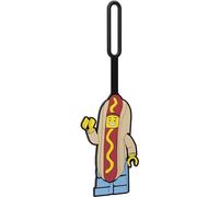 Lego 52615 - Targhetta in silicone per bagagli, valigie, zaini, borsa da spiaggia estiva, con superficie scrivibile sul retro per identificazione, misure circa 16,5 cm