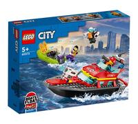 LEGO 60373 CITY - Barca di soccorso antincendio LEGO
