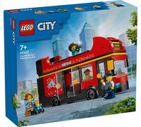 Lego: 60407 - City Great Vehicles - Autobus Turistico Rosso A Due Piani -
