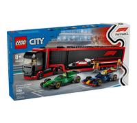 LEGO 60445 Autotrasportatore F1 con monoposto RB20 e AMR24 F1