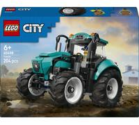 LEGO City Trattore Giocattolo - Kit con Veicolo Agricolo da Costruire con Minifigure del Contadino - Idea Regalo di Compleanno per Bambini da 6 Anni in su e per gli Appassionati di Ingegneria - 60498