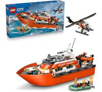 LEGO 60504 MOTOSCAFO DI SOCCORSO ED ELICOTTERO DELLA GUARDIA COSTIERA