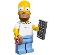 Lego 71005 Minifigures serie Simpson Homer Simpson con Ciambella e Telecomando
