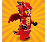 Lego 71021 Minifigures serie 18 Festa Ragazzo Costume Drago Nuovo