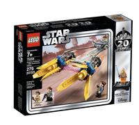 LEGO Star Wars Sguscio di Anakin - Edizione 20° Anniversario, Minifigure da Collezione con Luke Skywalker, Collezione La minaccia Fantasma, 75258