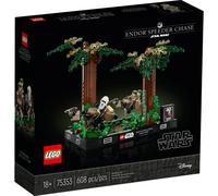 LEGO 75353 Diorama Inseguimento con lo speeder su endor
