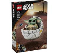 LEGO Star Wars: The Mandalorian Grogu met zweefkinderwagen, bouwbare figuur, leu