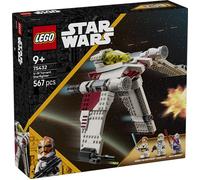 LEGO Star Wars 75432 Caccia stellare V-19 Torrent - Astronave Giocattolo con 3 Minifigure tra cui Obi-Wan Kenobi e Asajj Ventress con Spade Laser - Regalo per Bambini 9+ Fan delle Guerre dei Cloni