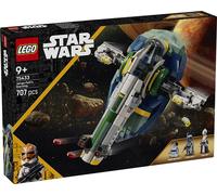 LEGO Star Wars 75433 Astronave di Jango Fett - Giocattolo da Esposizione con Ali che Ruotano e 3 Minifigure, tra cui Boba Fett - Regalo per Bambini da 9 Anni in su Fan dell'Attacco dei Cloni
