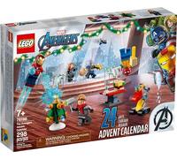 LEGO 76196 Marvel Avengers Calendario dell'Avvento 2023 - Set di giocattoli con Spider-Man e Iron Man - per bambini dai 7 anni in su, multicolore