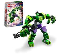 LEGO Marvel Hulk Mech Armor, giocattolo da costruzione Marvel posabile, action figure Avengers per bambini di 6 anni, ragazze e bambini o fan Marvel di qualsiasi età, 76241