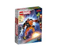 LEGO Marvel Rocket Mech Armor Set 76243, Guardiani della Galassia Racoon, action figure giocattolo costruibile, idea regalo da collezione per bambini dai 6 anni in su