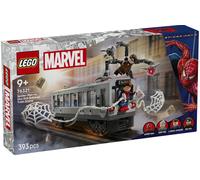 LEGO ǀ Marvel Spider-Man Contro Doc Ock: Duello sul Treno - Giocattolo da Esposizione con 4 Minifigure - Regalo da Collezione Da Supereroi per Bambini da 9 Anni in su Fan del Film - 76321
