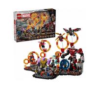 LEGO Marvel Avengers: Endgame la Battaglia Finale, Giocattolo con Figura di Thanos, Mech di Ant-Man e 9 Minifigure tra cui Capitan America, Iron Man e Doctor Strange - Regalo per Bambini 76323