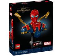 LEGO | Marvel Busto di Iron Spider-Man - Modellino da Esposizione per Adulti con 2 Braccia Mobili, Testa Girevole e Minifigure del Supereroe - Regalo da Collezione per i Fan degli Avengers - 76326
