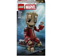 LEGO Marvel Ravager Jumpsuit Groot Figure - Collectible Superhero Toy - Cute D