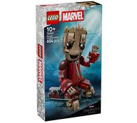 LEGO Marvel Ravager Jumpsuit Groot Figure - Collectible Superhero Toy - Cute D