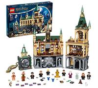 LEGO 76389 Harry Potter La Camera dei Segreti di Hogwarts, Castello Giocattolo Modulare con Sala Grande e Minifigure d'Oro del 20° Anniversario, 9 - 99 anni