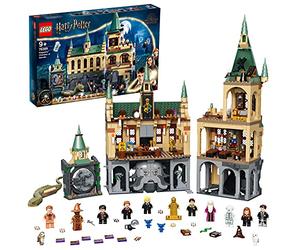 LEGO 76389 Harry Potter La Camera dei Segreti di Hogwarts, Castello Giocattolo Modulare con Sala Grande e Minifigure d'Oro del 20° Anniversario, 9 - 99 anni