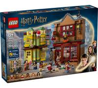 LEGO Harry Potter Accessori di Prima Qualità per il Quidditch e Gelateria - 2 Negozi Giocattolo di Diagon Alley, 6 Personaggi e Accessori come la Scopa Nimbus 2000 - Regalo per Bambini da 8 Anni 76452