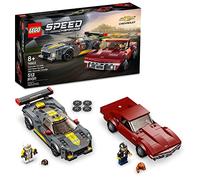 LEGO 76903 Speed Champions Chevrolet Corvette C8.R e 1969 Chevrolet Corvette, 2 Modelli di Macchine Giocattolo, Giochi per Bambini da 8 Anni in su