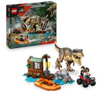 LEGO 76975 JURASSIC PARK WORLD FUGA SUL FIUME DAL TREX T-REX DINOSAURO TYRANNOSA