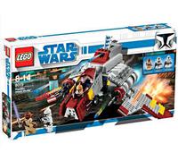 Lego 8019 Star Wars Republic Attack Shuttle 636 pezzi spedizione FedEx SIGILL...