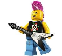LEGO 8804 Minifigures - Figura da collezione: musicista Punk