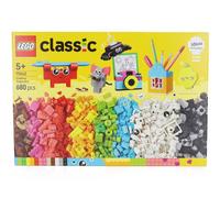 Lego classic 11042 scatola della felicità creativa, set di costruzioni con mattoncini colorati, giochi creativi per bambini 5+