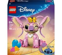 LEGO | Disney Angel - Lilo & Stitch Giocattolo da Costruire - Personaggio in Mattoncini con 3 Palloncini a Cuore e Farfalla - Regalo per Bambine, Bambini da 9 Anni e Adulti Fan della Serie TV - 43257