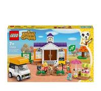 LEGO Animal Crossing 77052 Concerto in Piazza con K.K., Casa Giocattolo, Caffè e Veicolo da Costruire, Giochi per Bambini 7+
