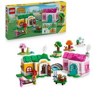 LEGO Animal Crossing Case Creative: le Quattro Stagioni - Giocattolo 2 in 1 con 2 Modelli di Case e le Minifigure di Toppetta, Fuxia e Zanna - Regalo per Gamer, Bambine e Bambini da 7 Anni - 77057