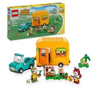 LEGO Animal Crossing La Roulotte e il Negozio di Giardinaggio di Florindo, Gioco Creativo per Bambine e Bambini da 7 Anni con Macchina Giocattolo, Personaggio Animale e Accessori per Mercato 77054