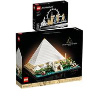 Lego Architecture 21058 - Set di 2 piramide Cheope & 21034 London