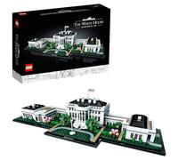 LEGO Architecture La Casa Bianca, Modellino da Costruire, Progetto Fai da Te da Collezione, Set di Decorazione per la Casa, Hobby Creativo per Adulti, Idee Regalo per Uomo, Donna, Lui o Lei 21054