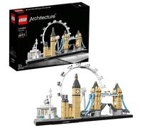 LEGO Architecture Londra, Set con London Eye, Big Ben e Tower Bridge, Kit Modell