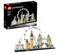 LEGO Architecture Londra, Set con London Eye, Big Ben e Tower Bridge, Kit Modellismo da Costruire per Adulti, Set da Collezione con Monumenti, Idea Regalo per Donna, Uomo, Lei o Lui 21034