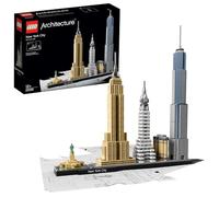 LEGO Architecture New York City, Set Modellino da Costruire della Collezione Skyline, Progetto Fai da Te di Kit Modellismo Adulti, Hobby Creativo con Monumenti, Idea Regalo Decorazione per Casa 21028