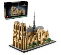 LEGO Architecture Notre-Dame de Paris Replica, kit modello architettonico, set da costruzione da collezione per adulti, souvenir da costruzione, idea regalo di laurea per gli amanti della storia e dei