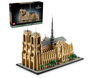 LEGO Architecture Notre-Dame de Paris Replica, kit modello architettonico, set da costruzione da collezione per adulti, souvenir da costruzione, idea regalo di laurea per gli amanti della storia e dei