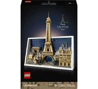 LEGO Set Architecture Parigi - La Città dell’Amore, Modellino 3D per adulti con Torre Eiffel 21064