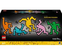 LEGO Art Keith Haring - Figure Danzanti Set per Adulti - Colorata Opera d'Arte da Parete o Decorazione per la Scrivania dell'Ufficio Fai da Te - Idea Regalo Creativa - 31216