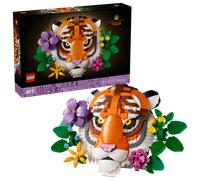 Lego Art 31217 Collezione animali - Tigre Animale 3D con Fiori e Piante Botanich