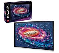LEGO Art The Milky Way Galaxy Wall Art Décor, regalo spaziale e astronomico, set da costruzione per adulti, attività creativa per gli amanti dell'arte e del design, idee per la decorazione della casa