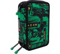 LEGO Astuccio Scuola 3 zip NINJAGO Completo Cartoleria FILA Matite, Pennarelli