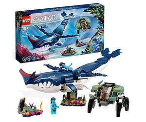 LEGO Avatar Tulkun Payakan e Crabsuit, Sottomarino e Animale Giocattolo di Pandora Simile alla Balena dal Film La Via dell'Acqua, Giochi d'Avventura per Bambini e Bambine da 10 Anni, Idea Regalo 75579